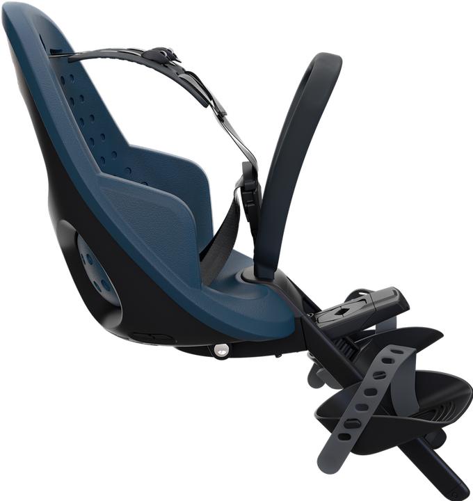 Actual product image Thule Yepp 2 Mini- Front Mount- Majolica Blue (Bike stem, Head tube, Steering post)