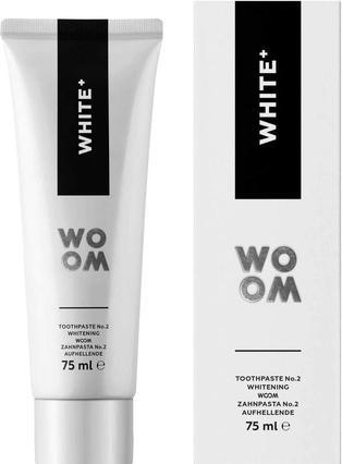 Woom Brand White+ Toothpaste No.2 Whitening - Whitening Toothpaste (75 ml)