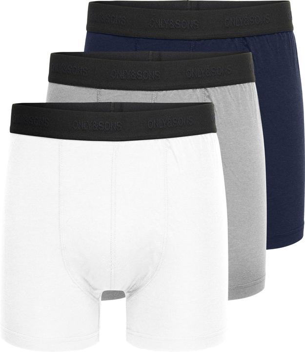 Immagine prodotto Only & Sons Onsfitz Bamboo Boxer Logo 3-Pack Noos (XL, confezione da 3)