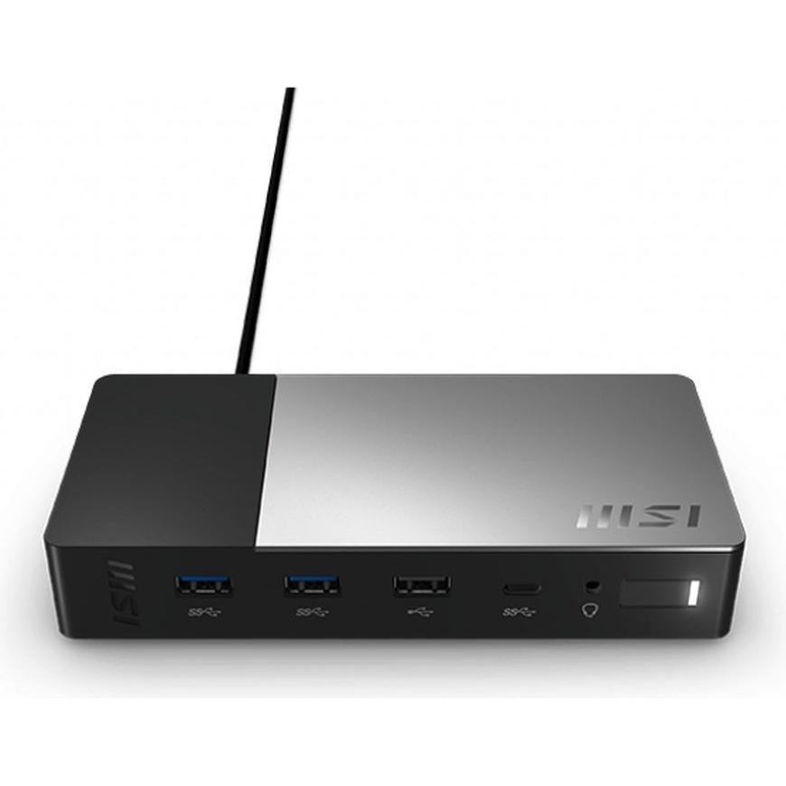 Thumbnail - MSI USB-C Docking Station Gen 2 USB 3.2 Gen 2 (3.1 Gen 2) Type-C (USB-C, 9 Ports), Dockingstation + USB Hub, Schwarz