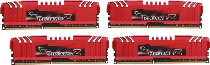 Produktbild G.Skill DDR3-1600 CL10 RipjawsZ memory module GB (4 x 8GB, 1600 MHz, DDR3-RAM, DIMM)