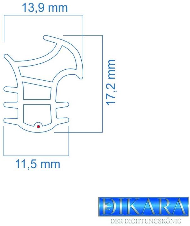 Produktbild Dikara Stahlzargendichtung