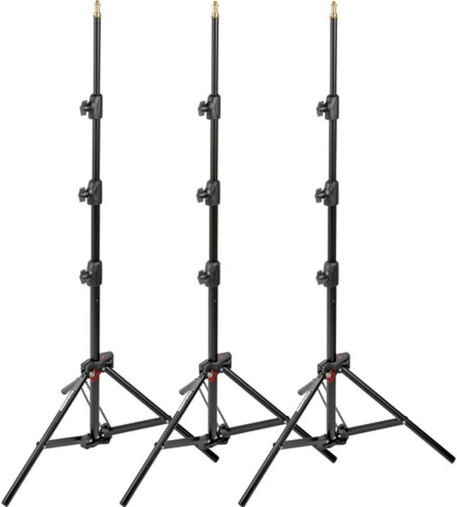 Image du produit Manfrotto 3-Pack Blk Alu Ac Mini Compact (211 cm, 4 kg)