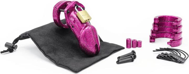 Actual product image CB-X – CB-6000 Chastity Kit – Glitter Pink