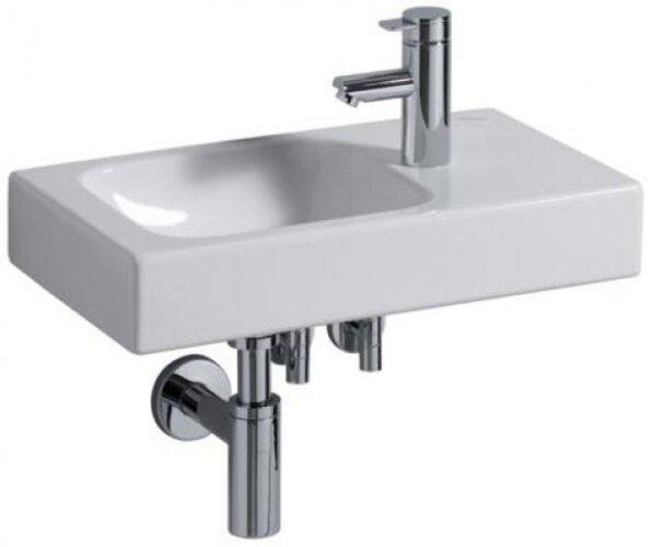 Produktbild Geberit Waschtisch iCon 53 cm Ablage rechts wei mit Keratec Glasur 124053600 (5850 mm, 1950 mm)