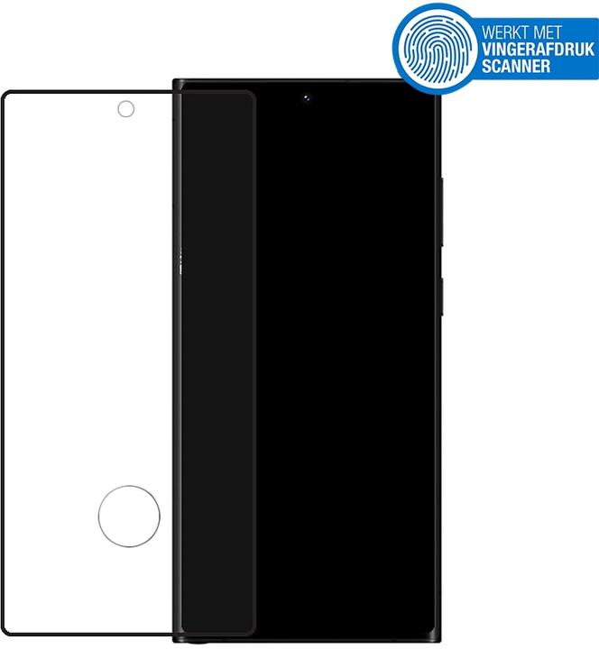 Productafbeelding Mobilize Gehard glas van rand tot rand screenprotector zwart Samsung Galaxy S22 Ultra (1 Stuk, Samsung Galaxy S21)