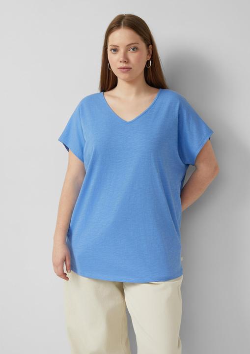 Produktbild s.Oliver Baumwollshirt mit Spitzeneinsatz (52)