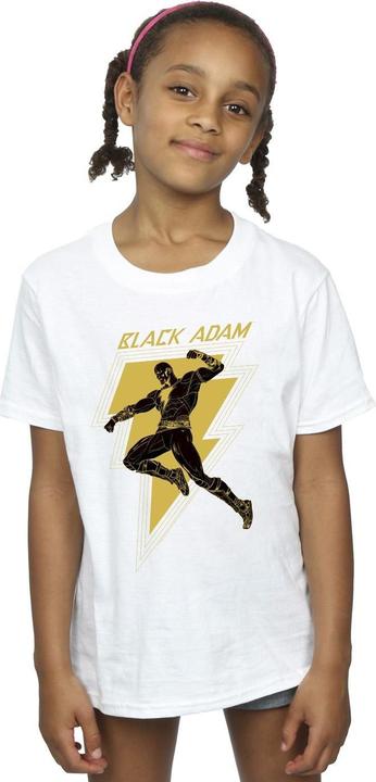 Produktbild Black Adam Golden Bolt Chest TShirt Mädchen (116)