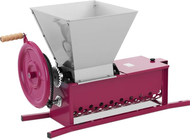 Produktbild Royal Catering Trauben Abbeermaschine handbetrieben Edelstahl Traubenmaische stiellos 27 l (Weinverschluss)