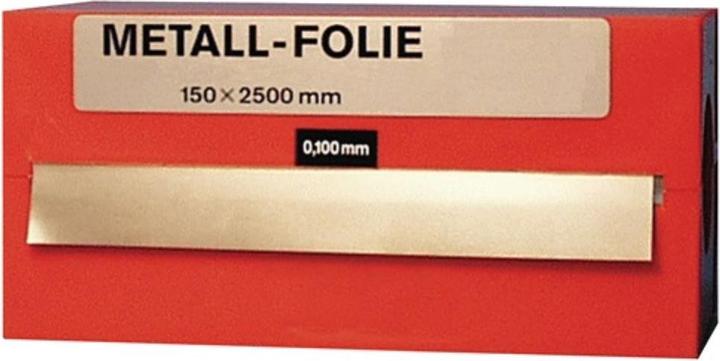 HP Autozubehör Feuille métallique Épaisseur 0,100 mm Laiton MS63 Longueur 2500 mm Largeur 150 mm