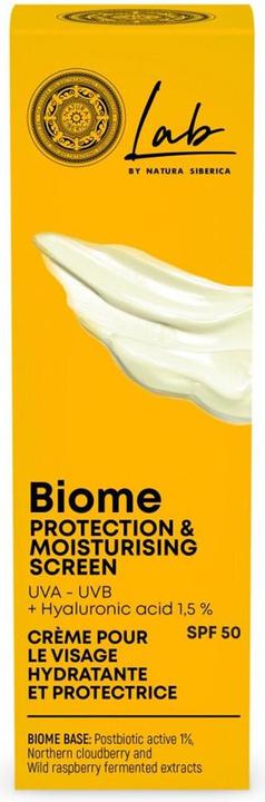 Produktbild Natura Siberica Lab Biome Protection & Moisturising Face Screen SPF 50 30ml (30 ml, Tagescreme, SPF 50)