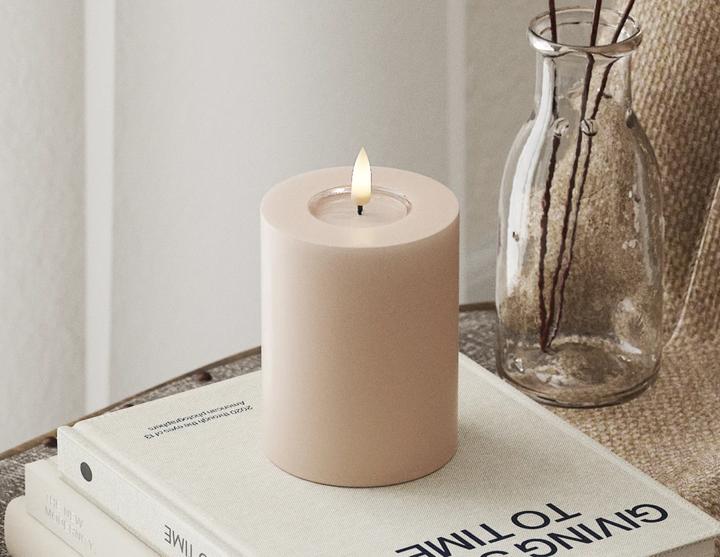 Immagine prodotto Deluxe Homeart Candela LED - Rosé 7,5 x 10 cm (1 x)