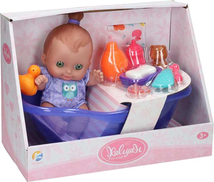 Actual product image Doll set with bathtub