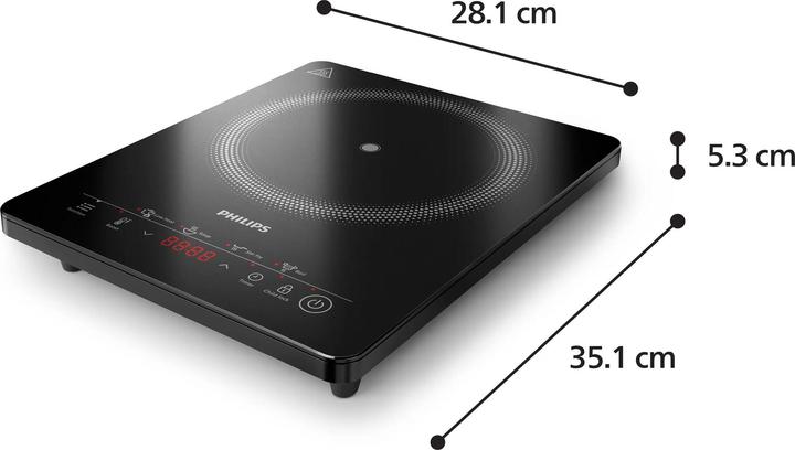 Actual product image Philips HD5830/90 (35.10 cm, Induction hob)