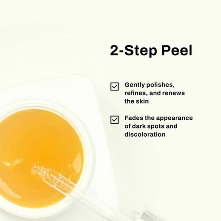 Actual product image Erno Laszlo ErnoLaszlo Brightening Dual Phase Peel 2-Step Vitamin C Exfoliator and Lactic Acid Activator 1.7 Fl (Facial care set)