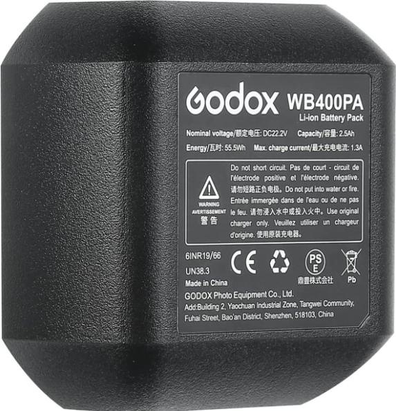Image du produit Godox WB400P pour AD400PRO (Batterie du flash)
