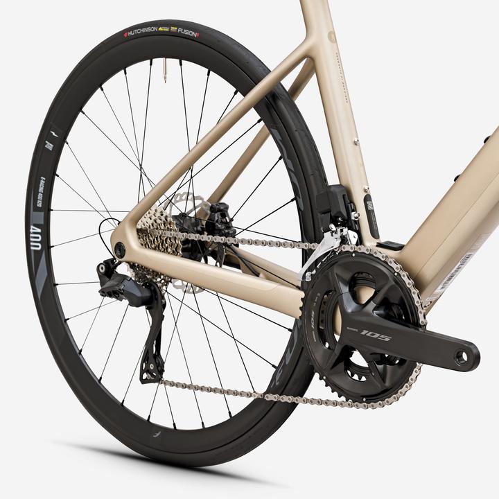 Produktbild Van rysel E-Rennrad Carbon E-EDR CF Mahle X20 Shimano 105 Di2 beige
