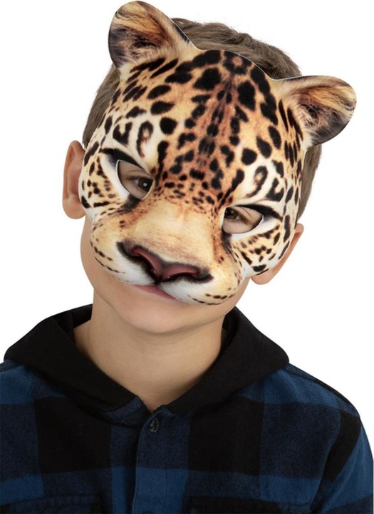 Produktbild Smiffys Leopard Maske für Kinder