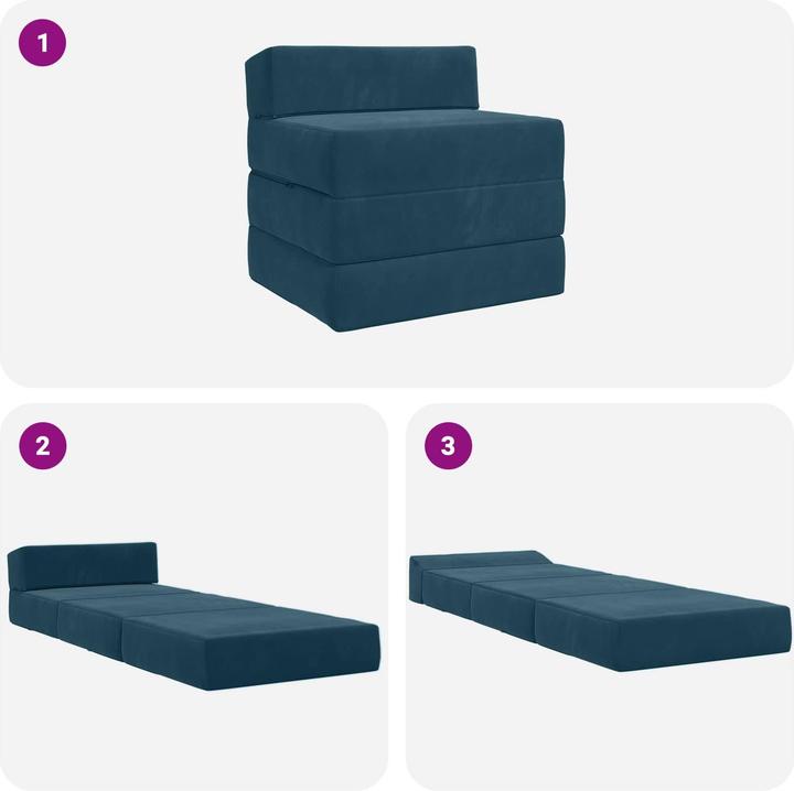Produktbild vidaXL Klappsofa Bett