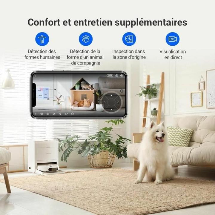 Produktbild EZVIZ RS2 Robot Vacuum & Mop Combo (4000 Pa, Wischpads (rotierend))