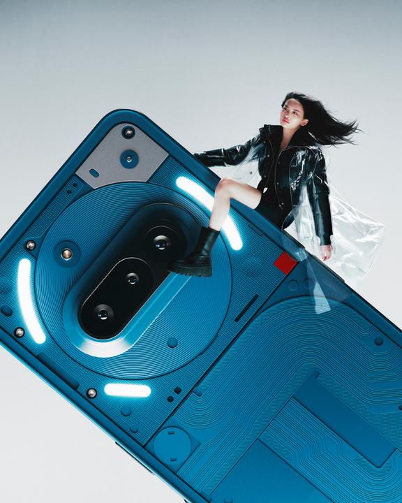 Produktbild Nothing Phone (3a) (256 GB, Blau, 6.77", Dual SIM, 5G)