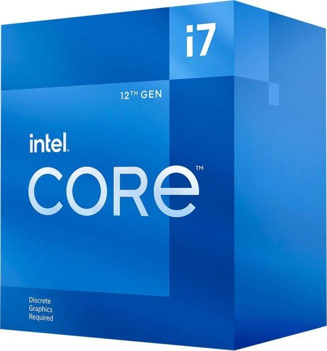 Image du produit Intel CPU||Desktop|Core i7|i7-12700F|Alder Lake|2100 MHz|Cores 12|25MB|Socket LGA1700|180 Watts|BOX|B (LGA 1700, 2.10 GHz, 12 -Core)