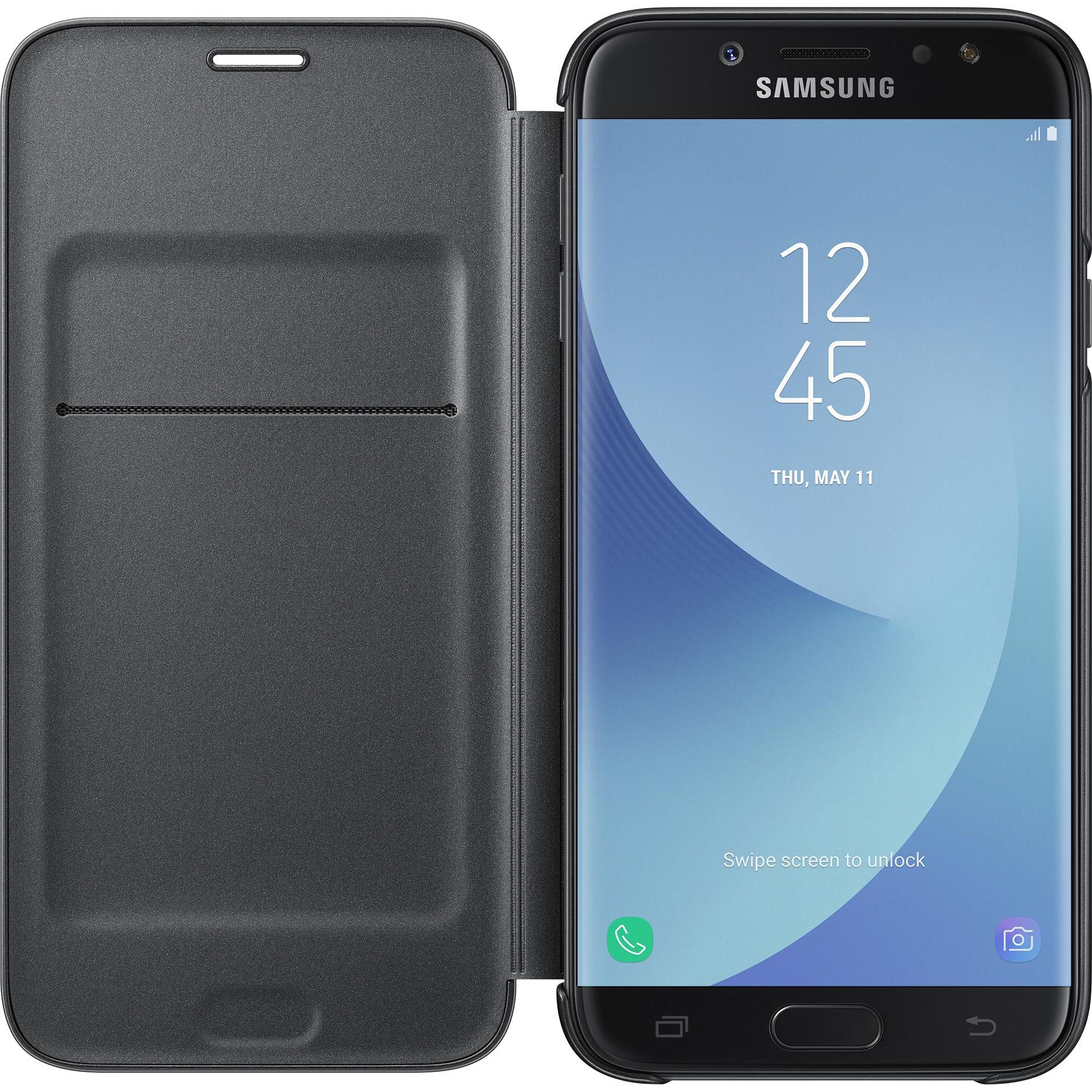 Thumbnail - Samsung Wallet Cover (Samsung Galaxy A7 (2017)), Smartphone Hülle, Schwarz
