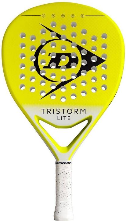 Actual product image Dunlop Padel racket Tristorm Lite Yellow white (2025)