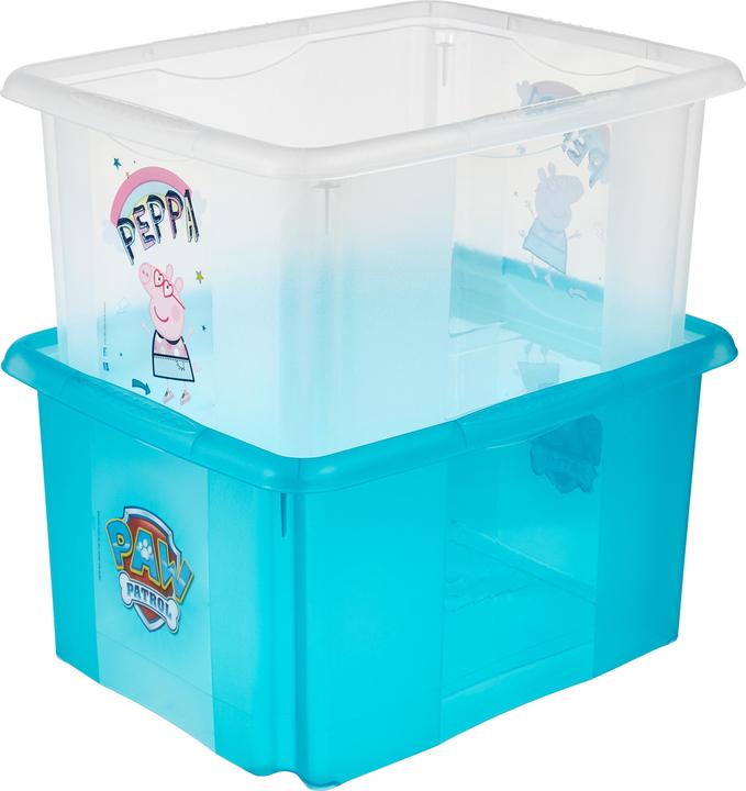 Actual product image keeeper karolina set with lid paw patrol (42.5 x 35.5 x 22.5 cm, 24 l)