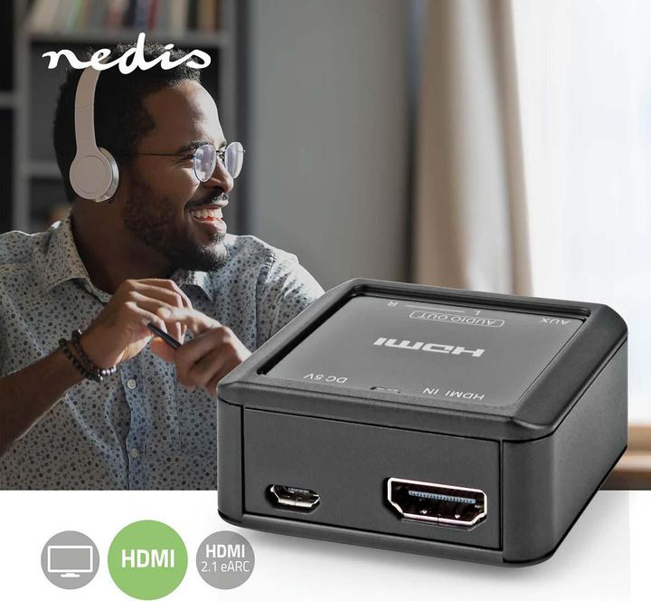 Produktbild Nedis Digital Audio Converter | 1-Weg | Anschlüsse – Eingang: HDMI™ Eingang | Anschlüsse – Ausgang: