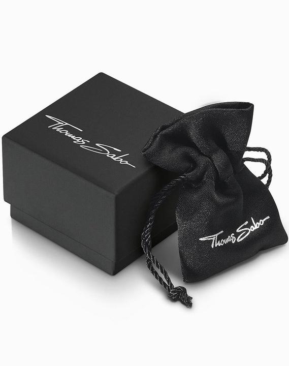 Image du produit Thomas Sabo Creolen mit Perlen Anhänger Natural Beauty vergoldet (Argent 925)