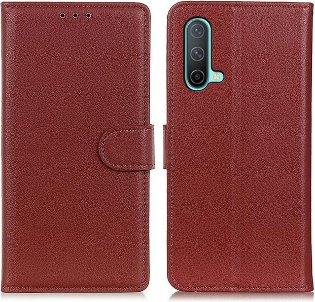 Produktbild MU Classic Litchi Leder Bookcover Series (OnePlus Nord CE)