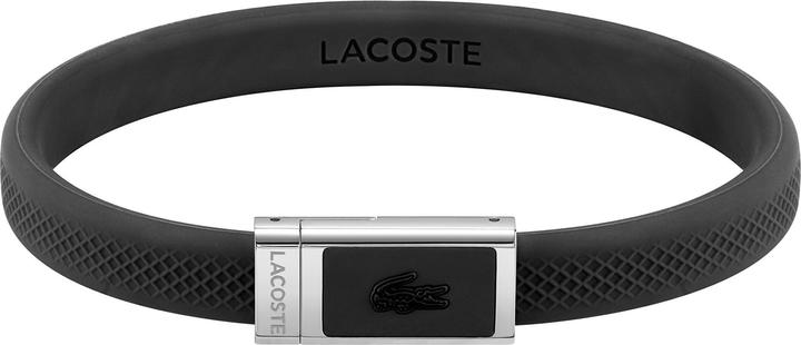 Lacoste Black silicone bracelet 2040114 (Silicone)