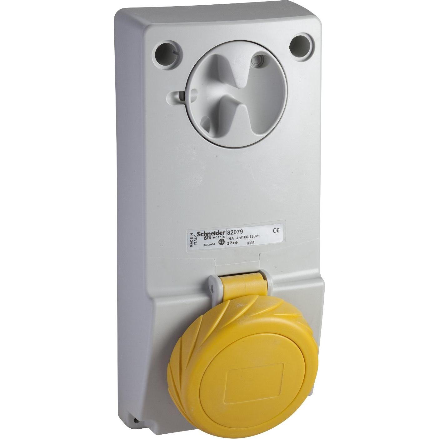 Schneider Electric, Steckdose, SE 82080 Anbausteckdose Verrieg. Ip65 16A 110V 5P