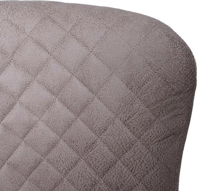 Produktbild Swisshandel24 Barhocker HWC-H79, Barstuhl Tresenhocker, Vintage Metall Fussablage Stoff/Textil grau