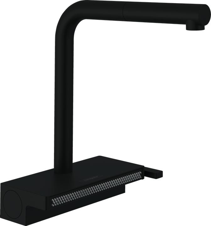 hansgrohe HG ééngreeps wastafelmengkraan AQUNO Sel 2 DN 15 m sBox uittrekbare uitloop 2jet ma-sw