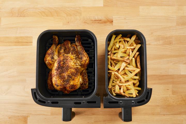 Productafbeelding Tefal EY905D Dual Easy Fry & Grill, roestvrij staal