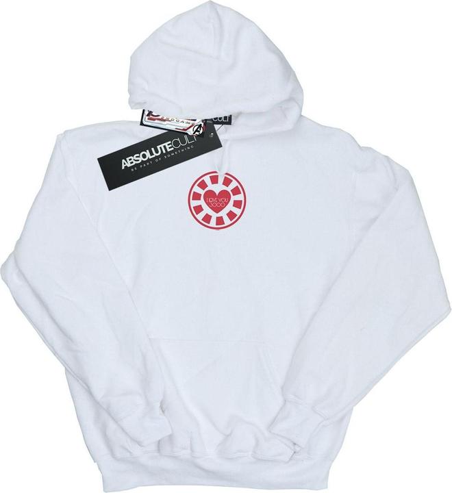 Avengers Endgame I Love You 3000 Tony Stark Heart Kapuzenpullover (XL)