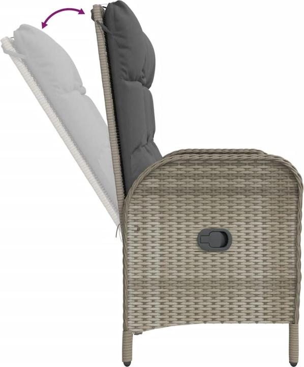 Produktbild vidaXL Garten-Essgruppe (160 x 80 x 74 cm)