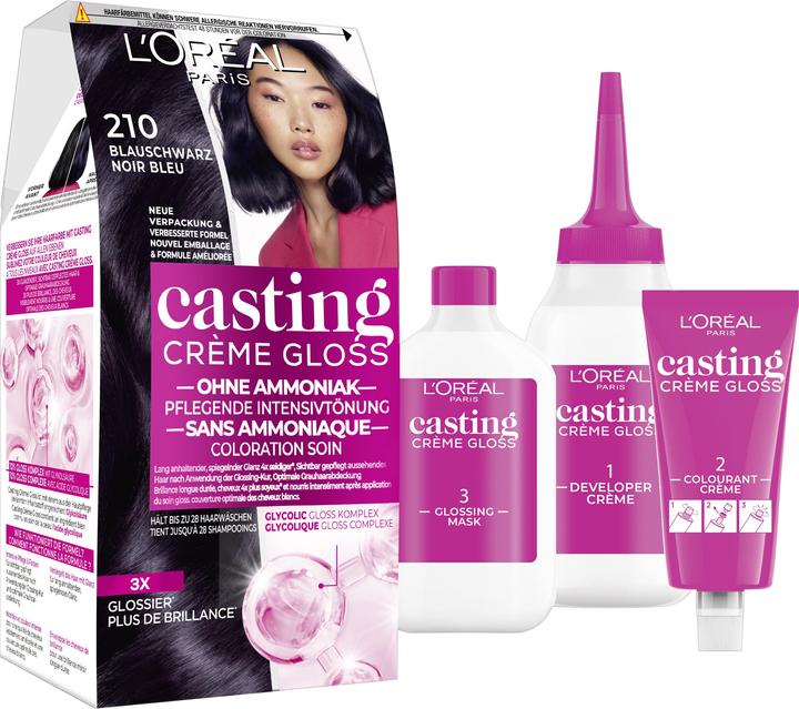 Produktbild L'Oréal Paris Casting Creme (210 Blauschwarz)