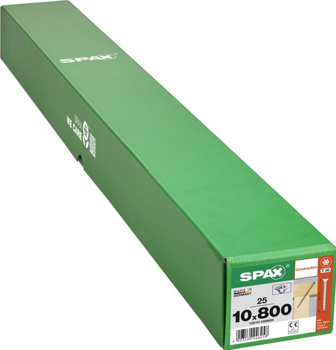 Actual product image Spax Countersunk Multi-Head T-Star Plus T50 Fully Threaded Cut Wirox (25 Screws per piece)