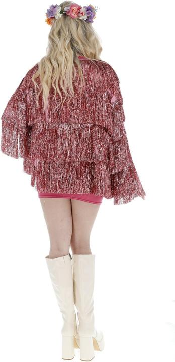 Produktbild Smiffys Lametta Festivaljacke pink (L, XL)