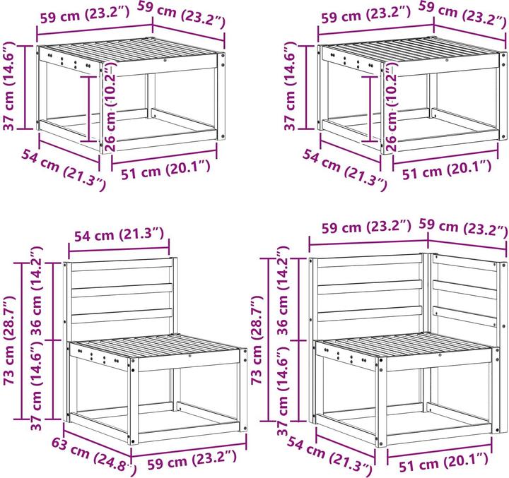 Produktbild vidaXL Sofa Set