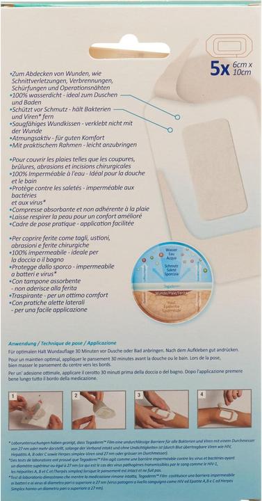 Produktbild 3M Wundpflaster Professional Care +Pad 6 x 10 cm 5 Stück (5 x)