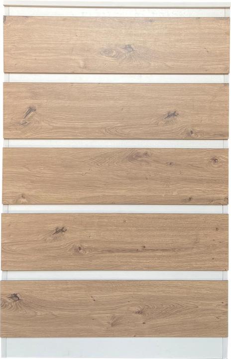 Produktbild HTI-Living Kommode 5 Schubladen Thekla Weiss-Artisaneiche (70 x 110 x 40 cm)