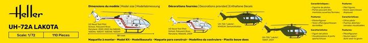 Actual product image Heller STARTER KIT UH-72A Lakota