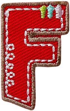 Actual product image Mono Quick Buchstabe F (1 x)