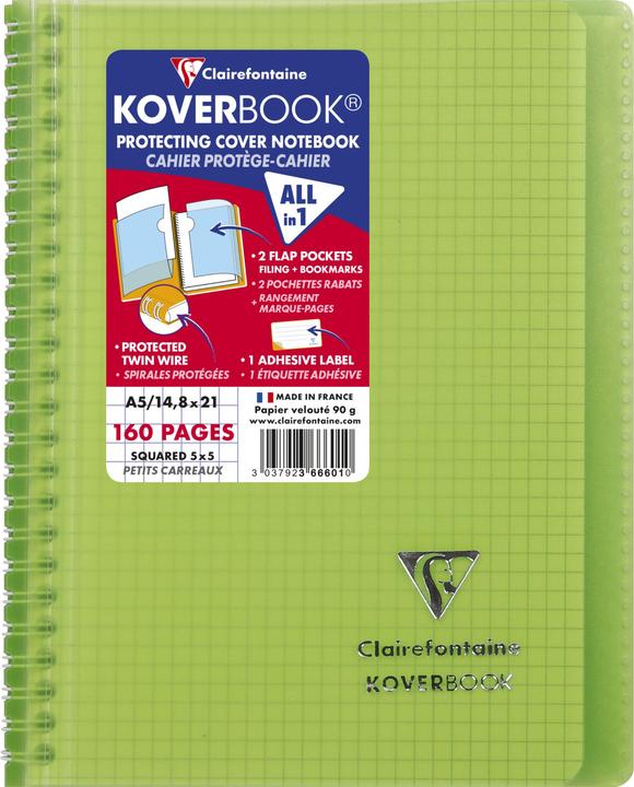 Produktbild Clairefontaine Koverbook (A5, Kariert)