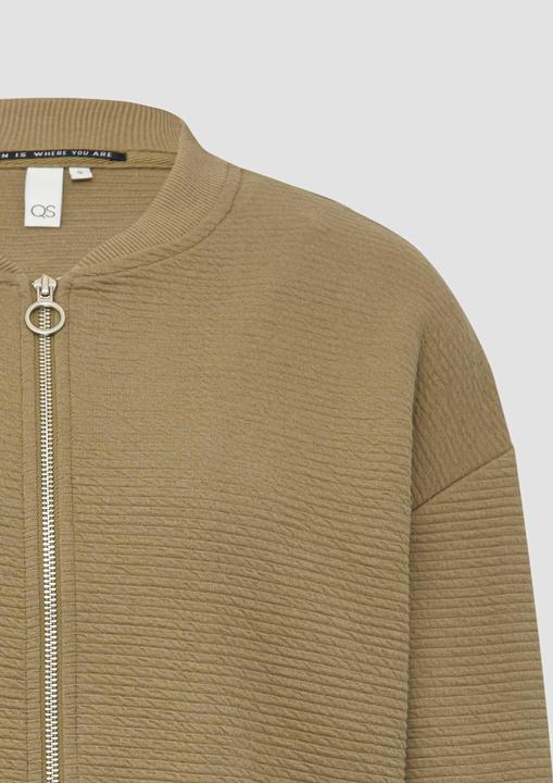 Produktbild s.Oliver Sweatshirt Sweatjacke im Blouson-Style (S)