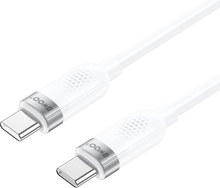 Actual product image Bwoo Fast Charging Soft TPE Cable USB-C - USB-C 1m 100W BO-X315C-C (1 m, USB 2.0, 100 W)